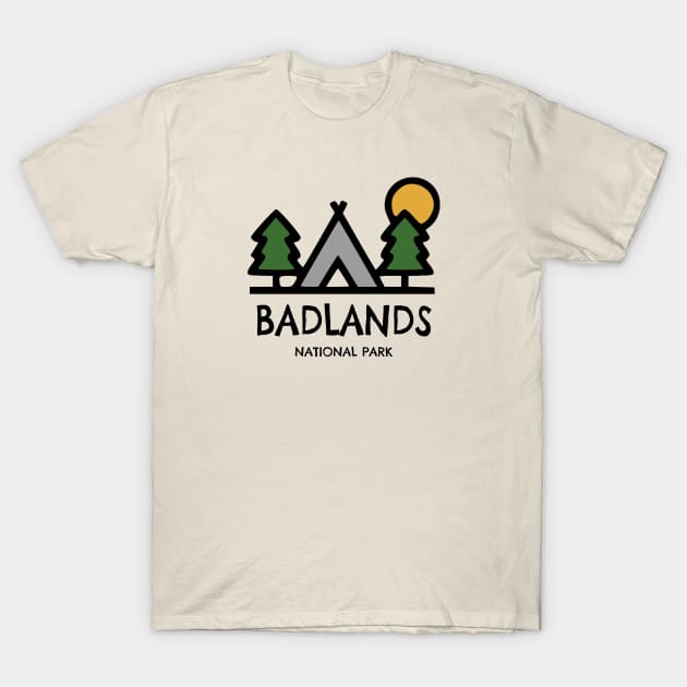 Badlands National Park T-Shirt by esskay1000